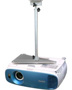 PCMD, LLC. Projector Ceiling Mount Compatible with BenQ TK800 TK800M with Lateral Shift Coupling (Telescoping 23-30-Inch Extension)